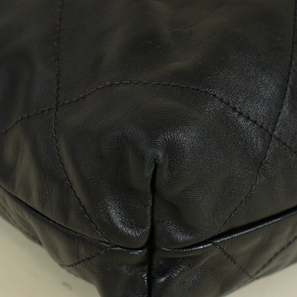 Chanel Black 22 Small Shiny Bag