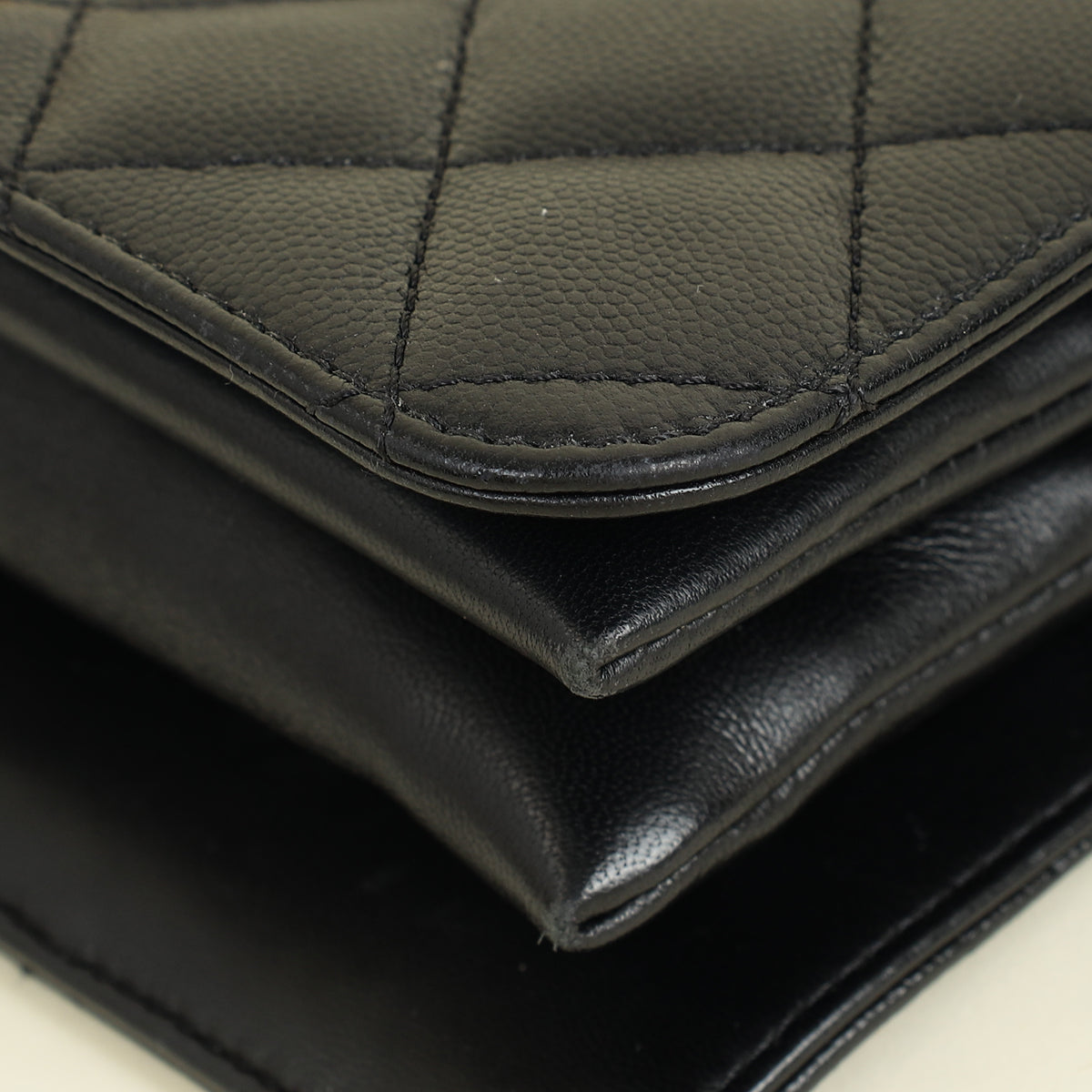 Chanel Black CC Quilted Mini Top Handle Flap Bag