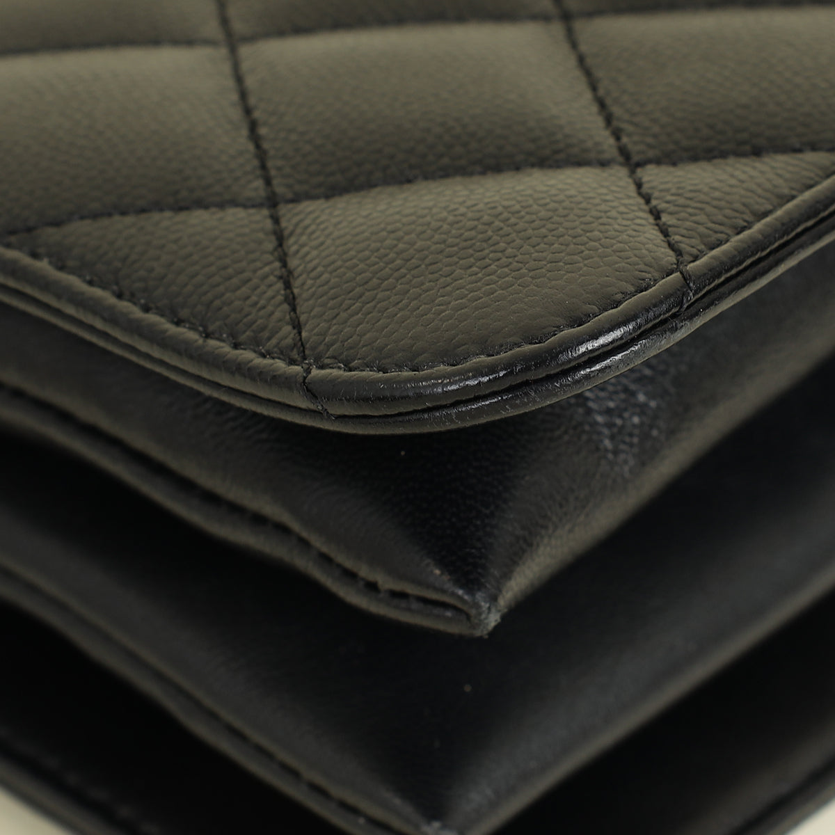 Chanel Black CC Quilted Mini Top Handle Flap Bag