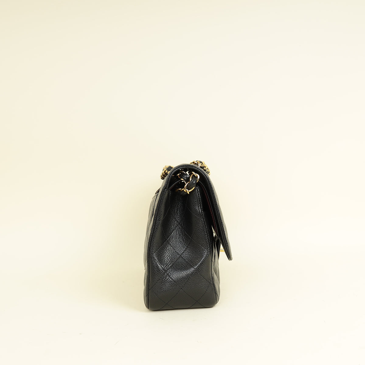 Chanel Black CC Classic Double Flap Jumbo Bag