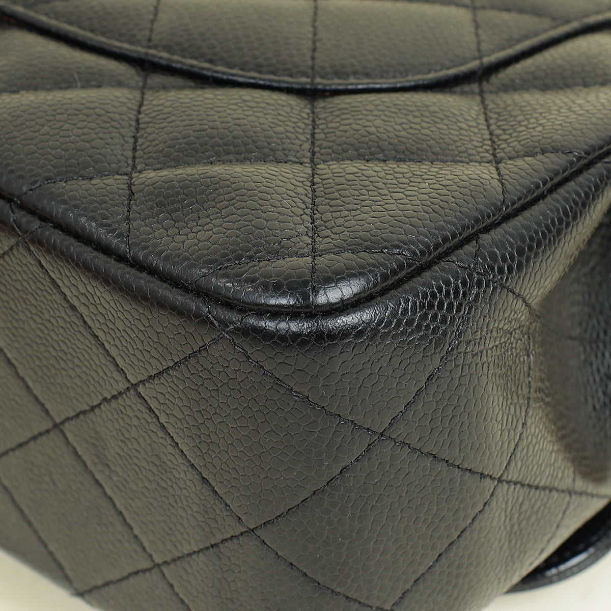 Chanel Black CC Classic Double Flap Jumbo Bag