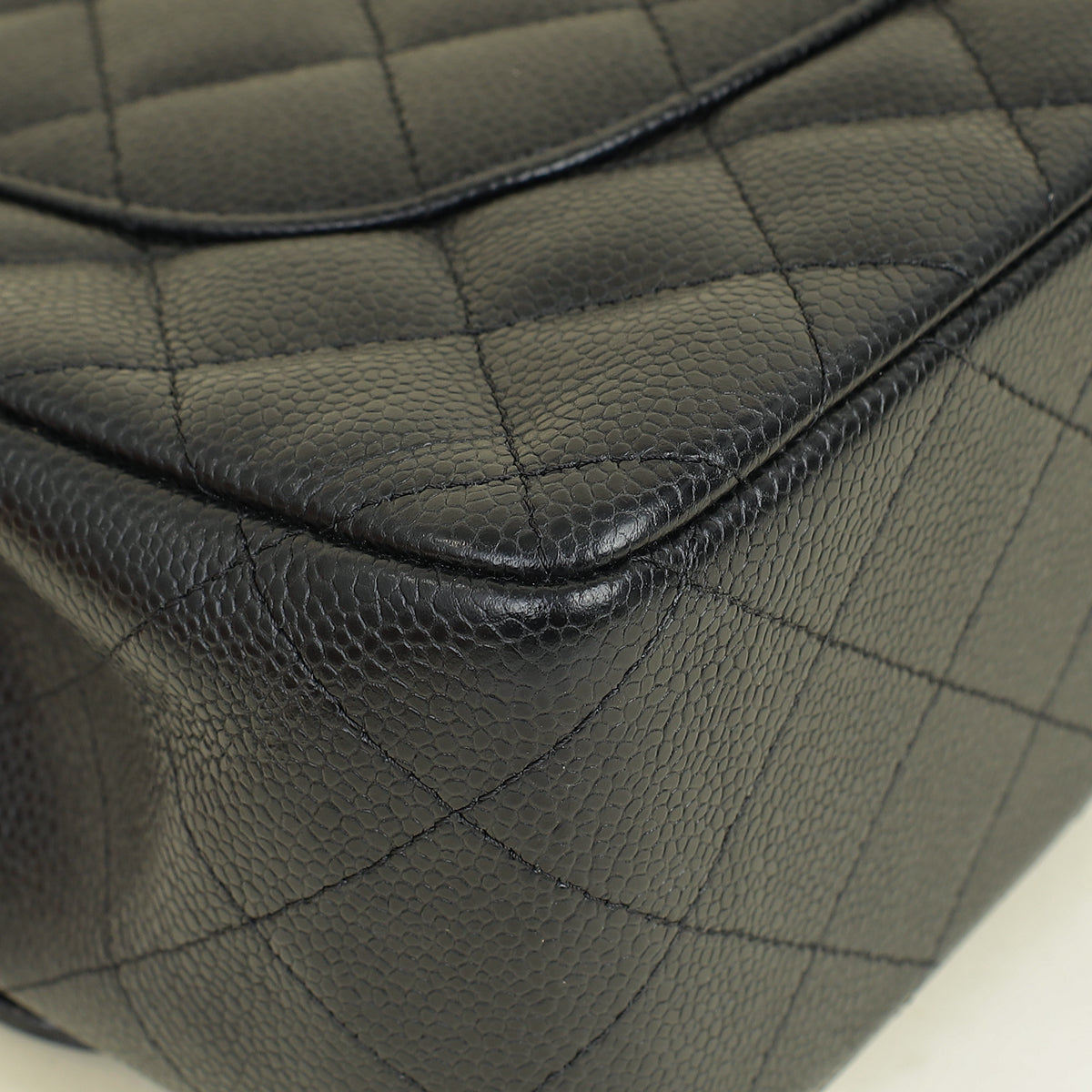 Chanel Black CC Classic Double Flap Jumbo Bag