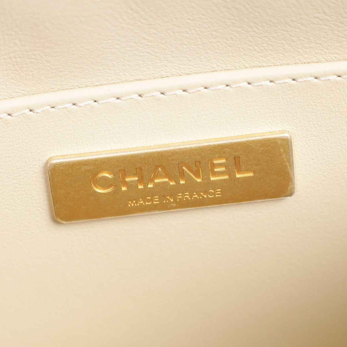 Chanel Beige Top Handle Small Flap Bag – THE CLOSET