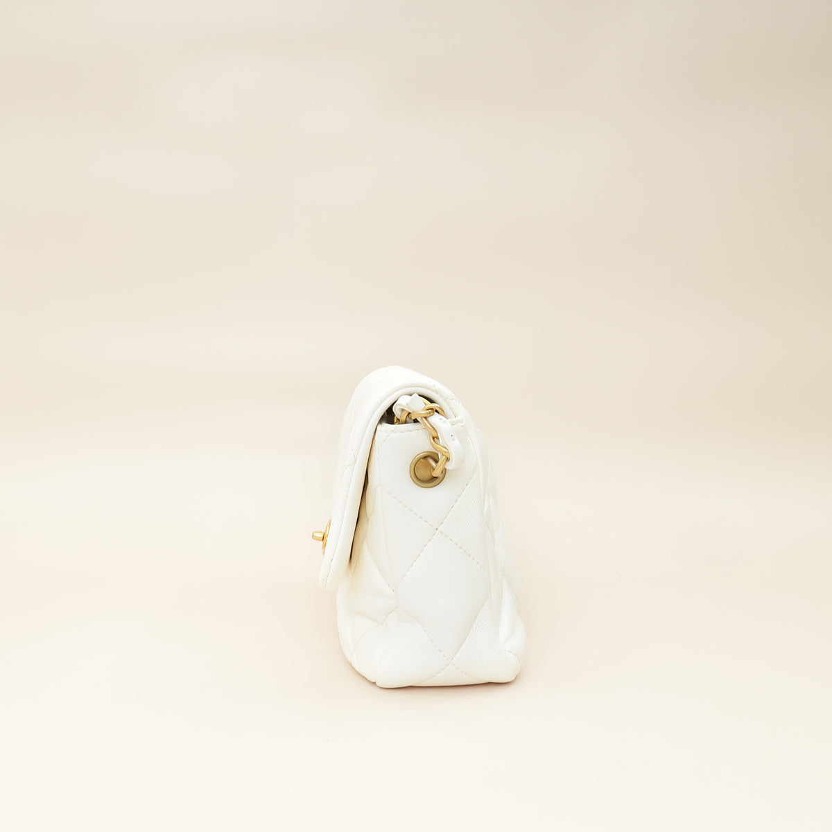 Chanel White CC Plexiglass Quilted Coco Love Flap Bag-Chanel-THE CLOSET