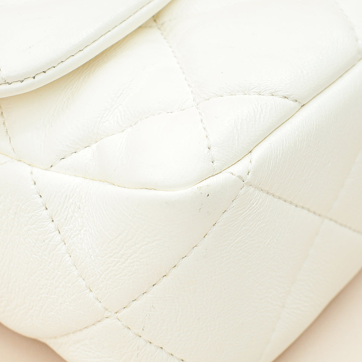 Chanel White CC Plexiglass Quilted Coco Love Flap Bag-Chanel-THE CLOSET