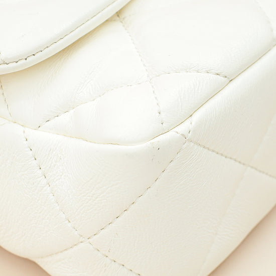 Chanel White CC Plexiglass Quilted Coco Love Flap Bag-Chanel-THE CLOSET