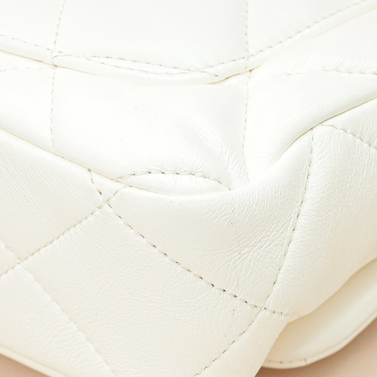 Chanel White CC Plexiglass Quilted Coco Love Flap Bag-Chanel-THE CLOSET