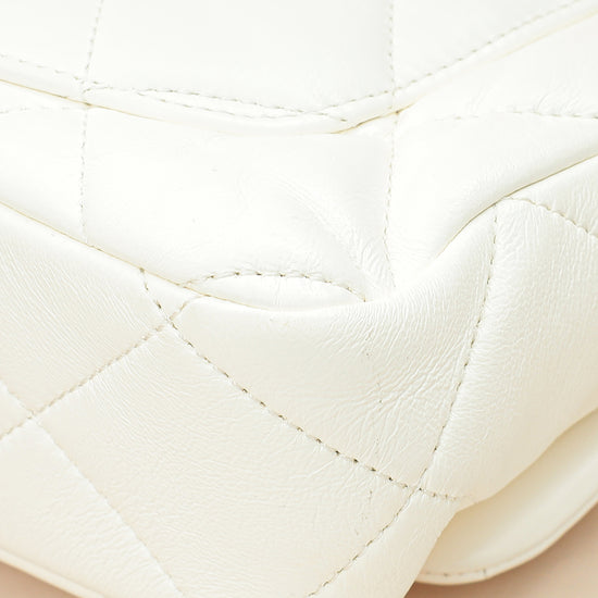 Chanel White CC Plexiglass Quilted Coco Love Flap Bag-Chanel-THE CLOSET