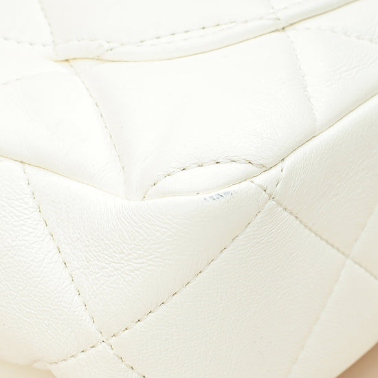 Chanel White CC Plexiglass Quilted Coco Love Flap Bag-Chanel-THE CLOSET