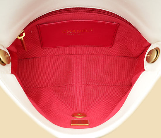 Chanel White CC Plexiglass Quilted Coco Love Flap Bag-Chanel-THE CLOSET