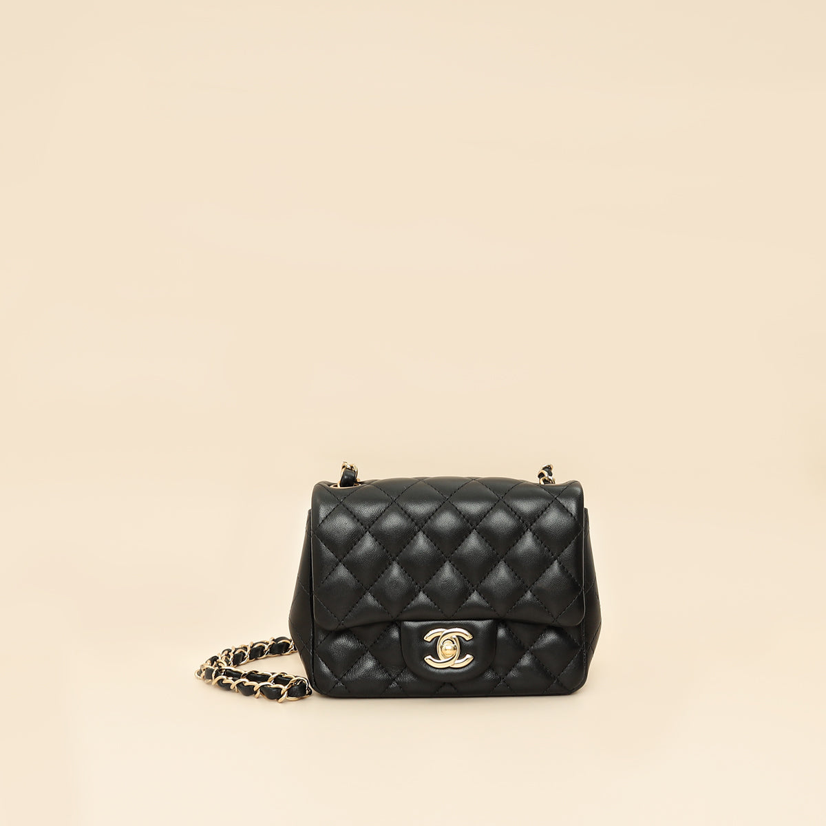 Chanel Black CC Classic Mini Square Bag-Chanel-THE CLOSET