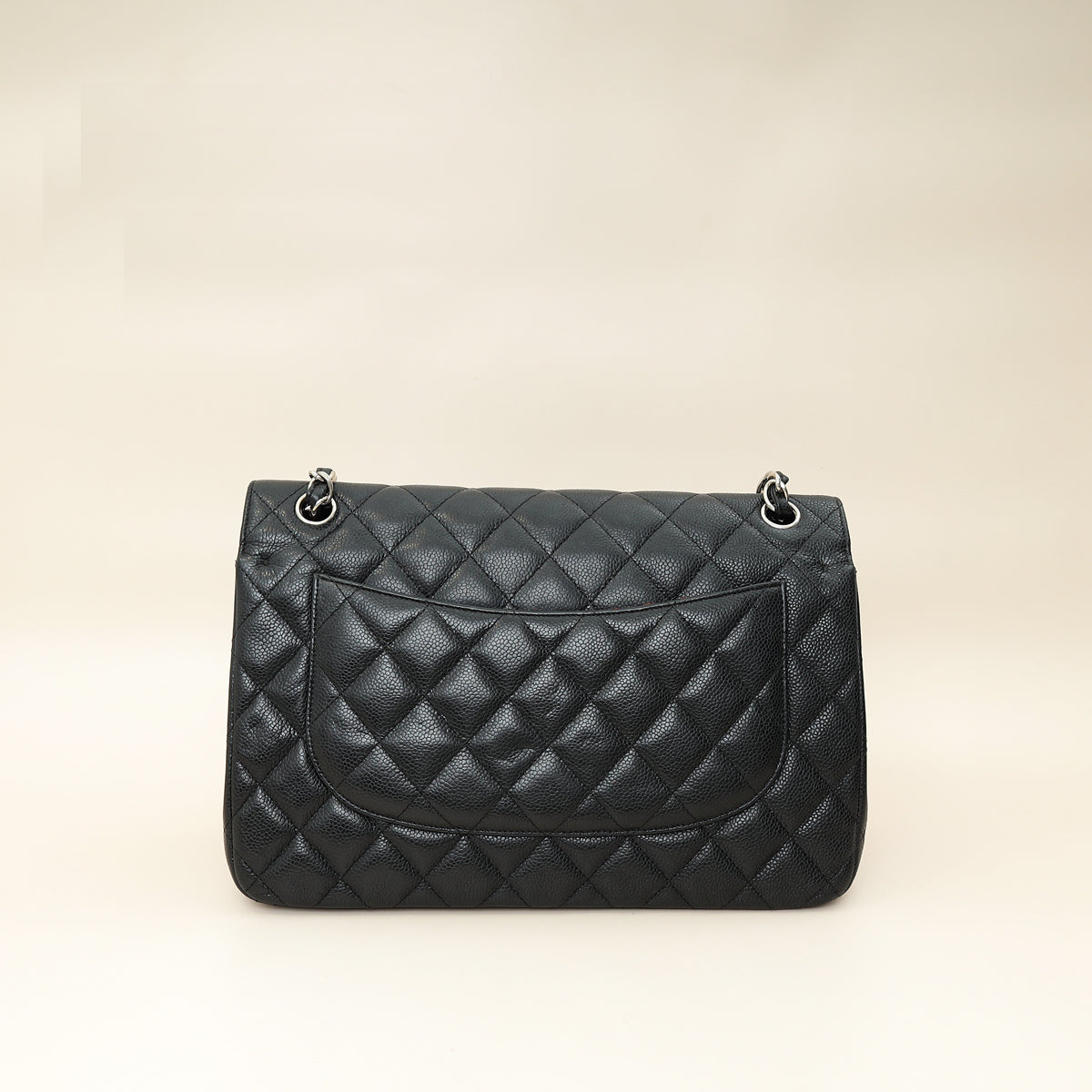 Chanel Black CC Classic Double Flap Jumbo Bag-Chanel-THE CLOSET