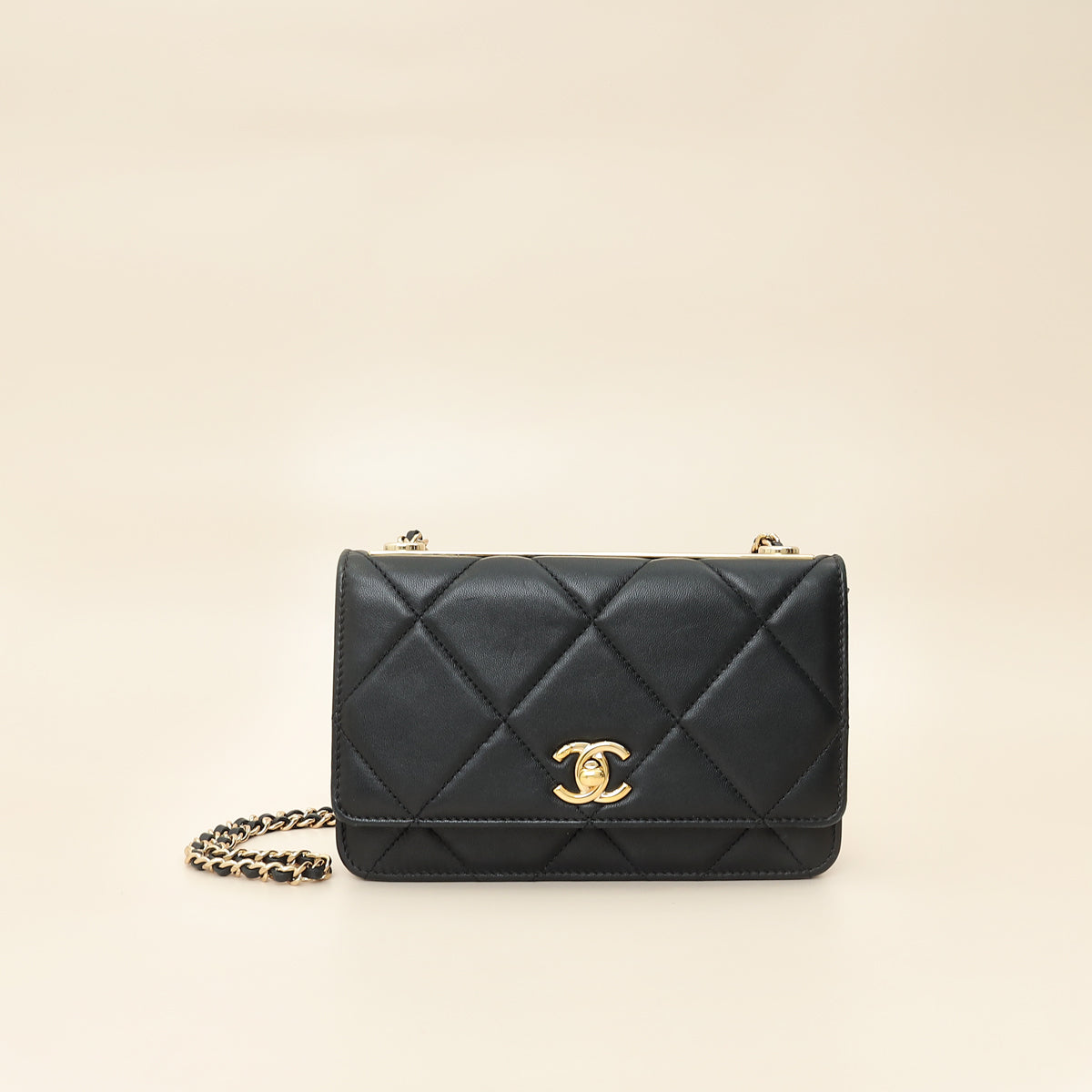 Chanel Black CC Trendy Wallet on Chain-Chanel-THE CLOSET