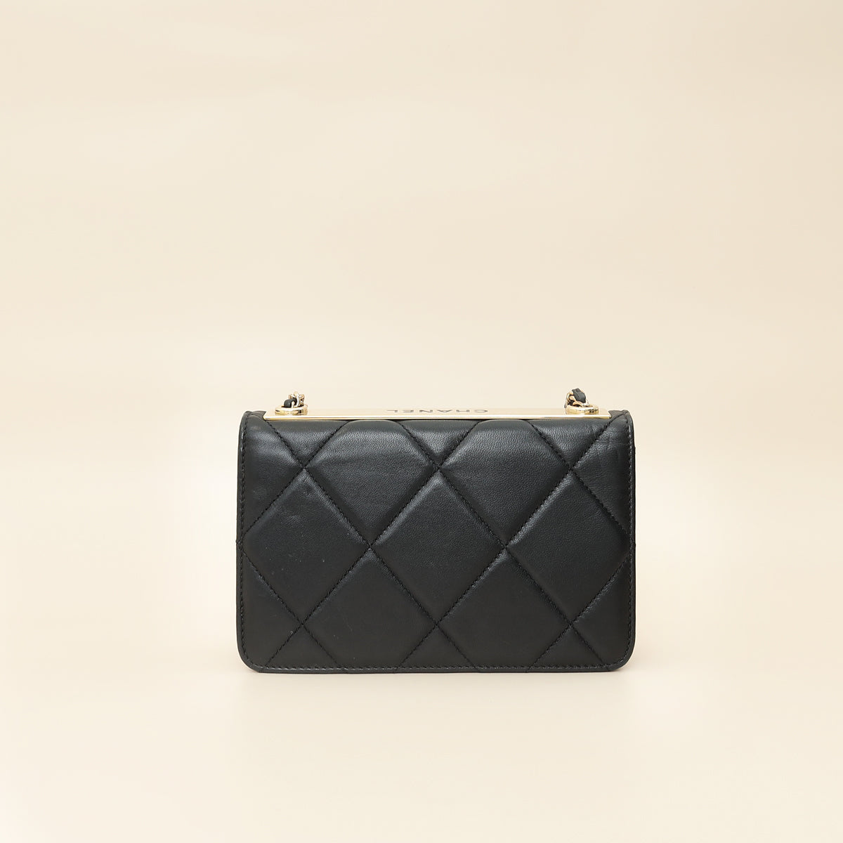 Chanel Black CC Trendy Wallet on Chain-Chanel-THE CLOSET