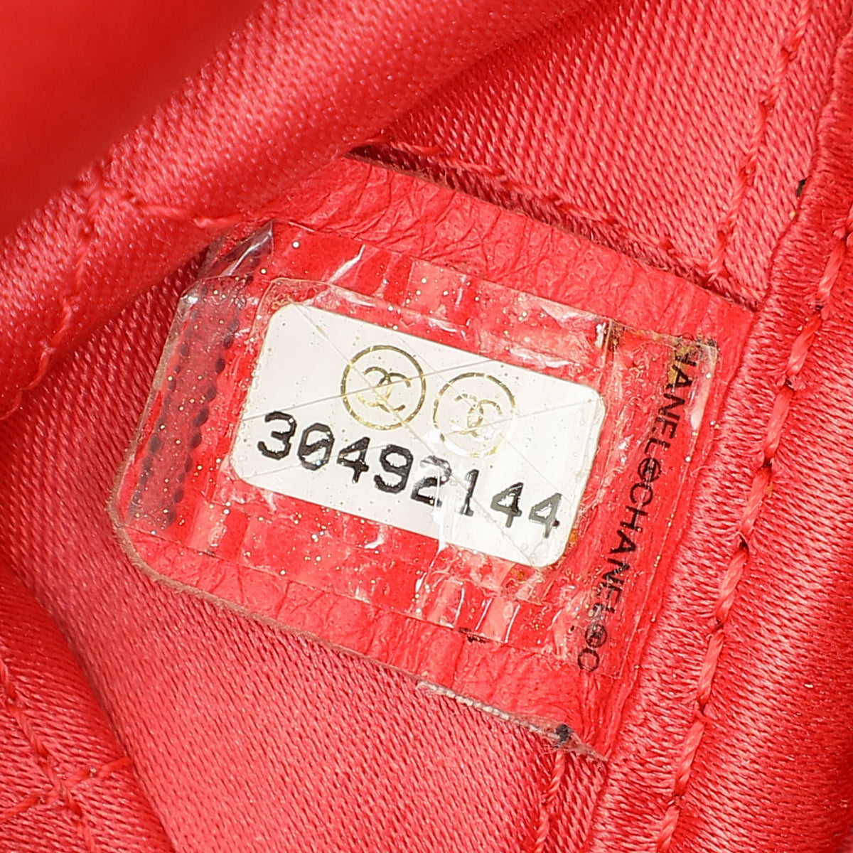 Chanel White CC Diamond Clutch W/ Chain-Chanel-THE CLOSET