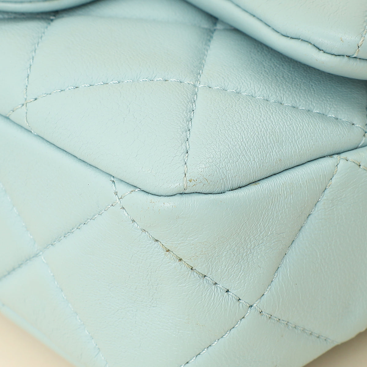 Chanel Light Blue Pending CC Mini Square Flap Bag-Chanel-THE CLOSET