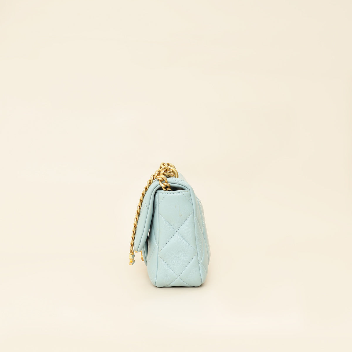 Chanel Light Blue Pending CC Mini Square Flap Bag-Chanel-THE CLOSET