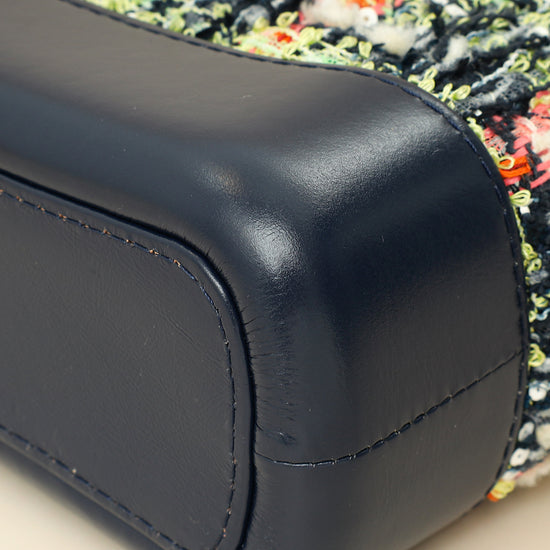 Chanel Navy Multicolor Tweed Gabrielle Hobo Small Bag-Chanel-THE CLOSET