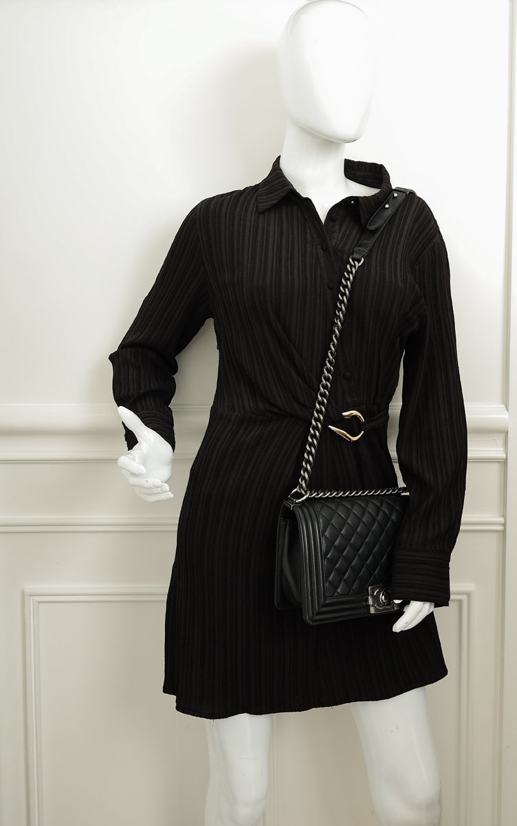 Chanel Black Le Boy Medium Bag-Chanel-THE CLOSET