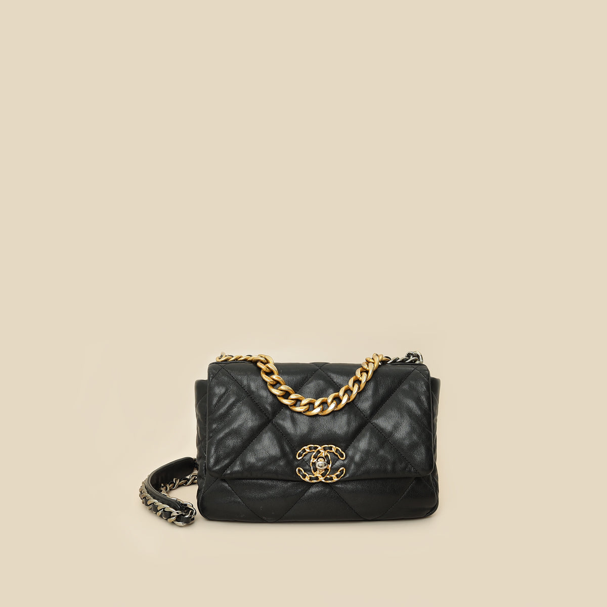 Chanel Black 19 Flap Small Bag-Chanel-THE CLOSET