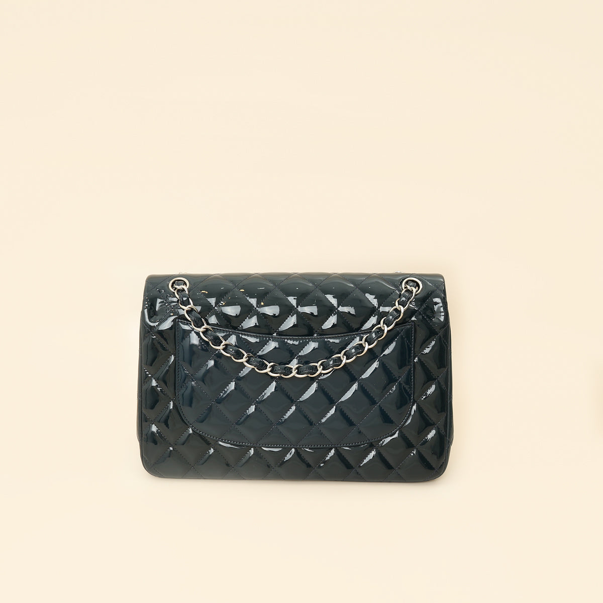 Chanel Dark Grey Classic Double Flap Jumbo Bag-Chanel-THE CLOSET