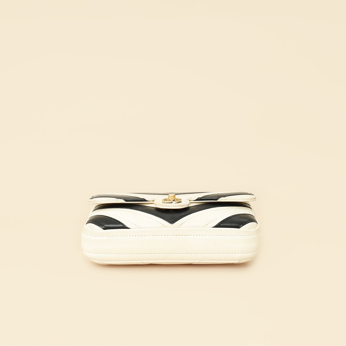 Chanel Bicolor Chevron Stitched Mini Flap Bag-Chanel-THE CLOSET