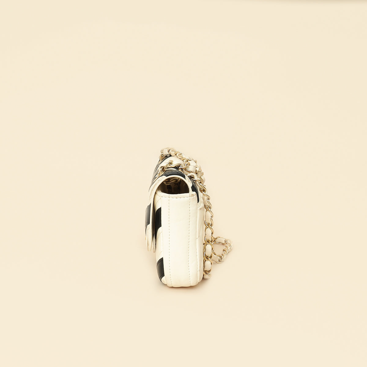 Chanel Bicolor Chevron Stitched Mini Flap Bag-Chanel-THE CLOSET