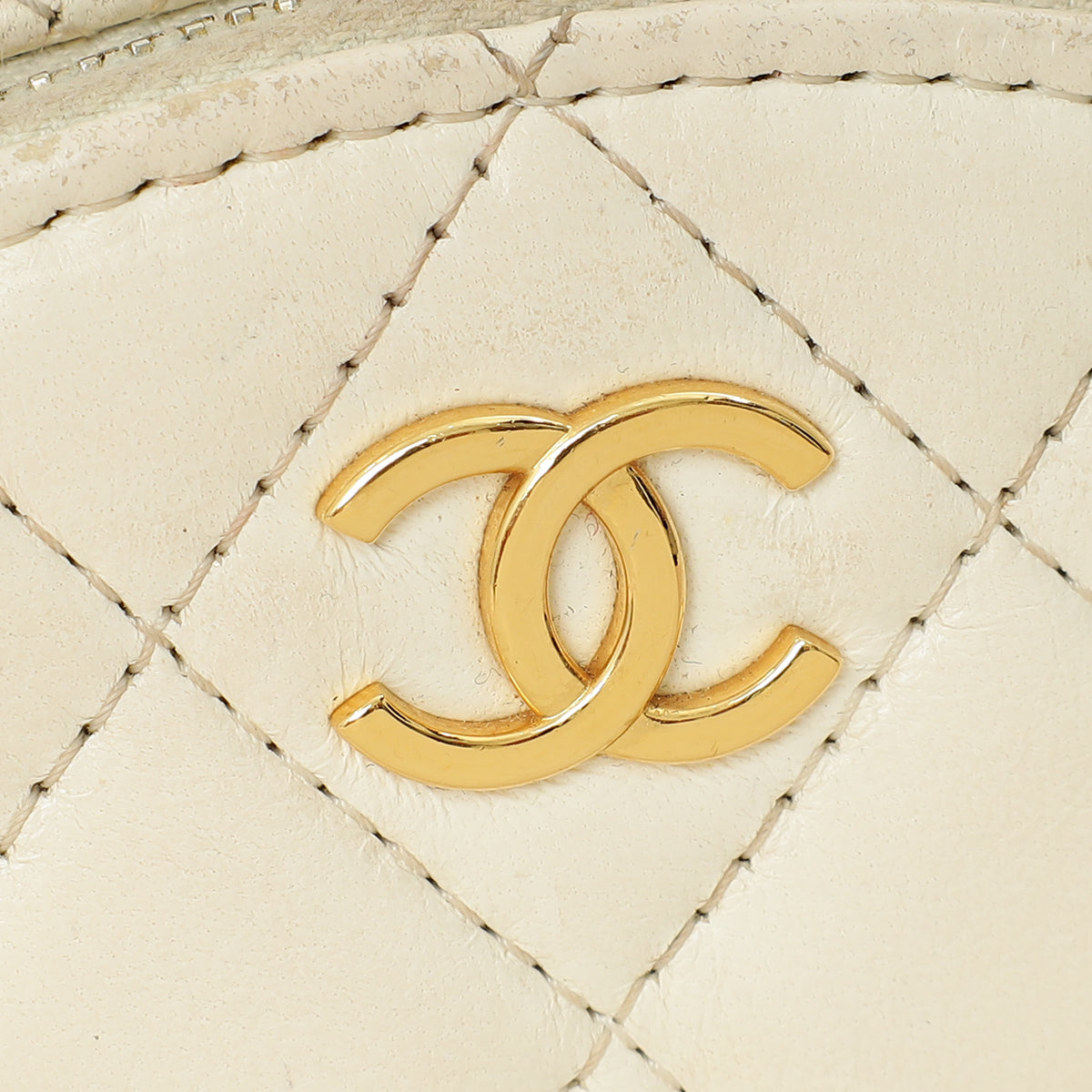 Chanel White Mini Chic Riviera Top Handle Vanity Case-Chanel-THE CLOSET