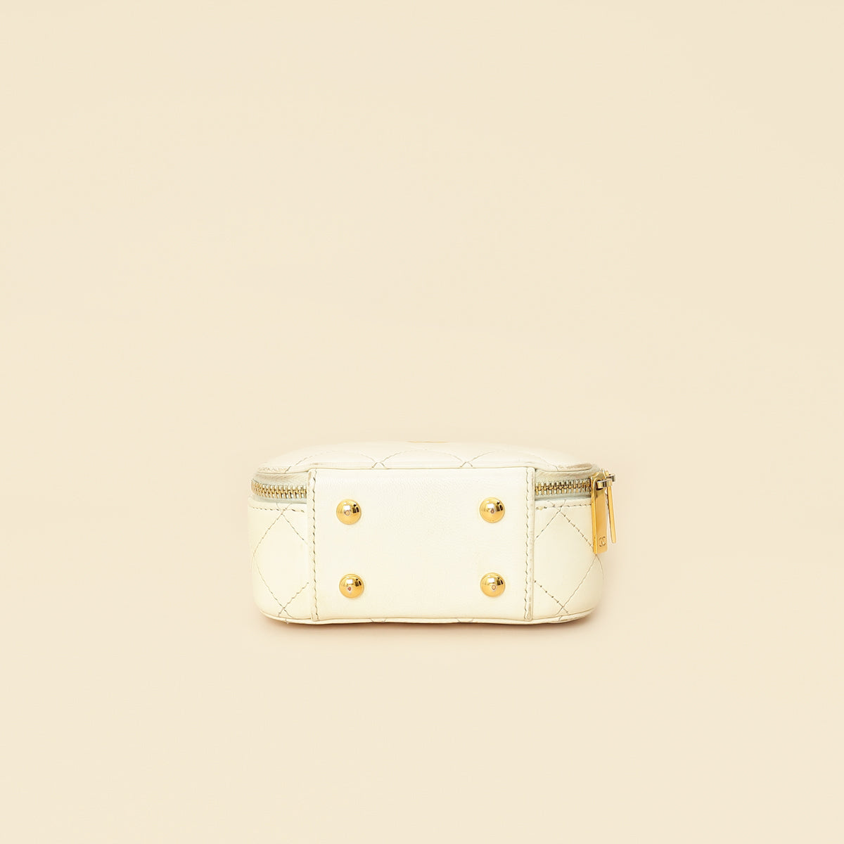 Chanel White Mini Chic Riviera Top Handle Vanity Case-Chanel-THE CLOSET