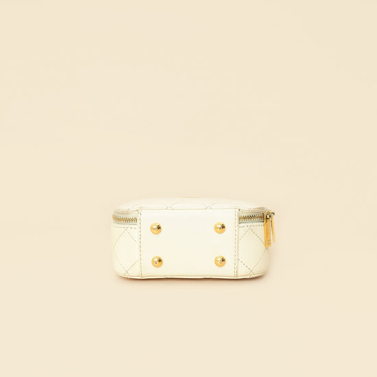 Chanel White Mini Chic Riviera Top Handle Vanity Case-Chanel-THE CLOSET