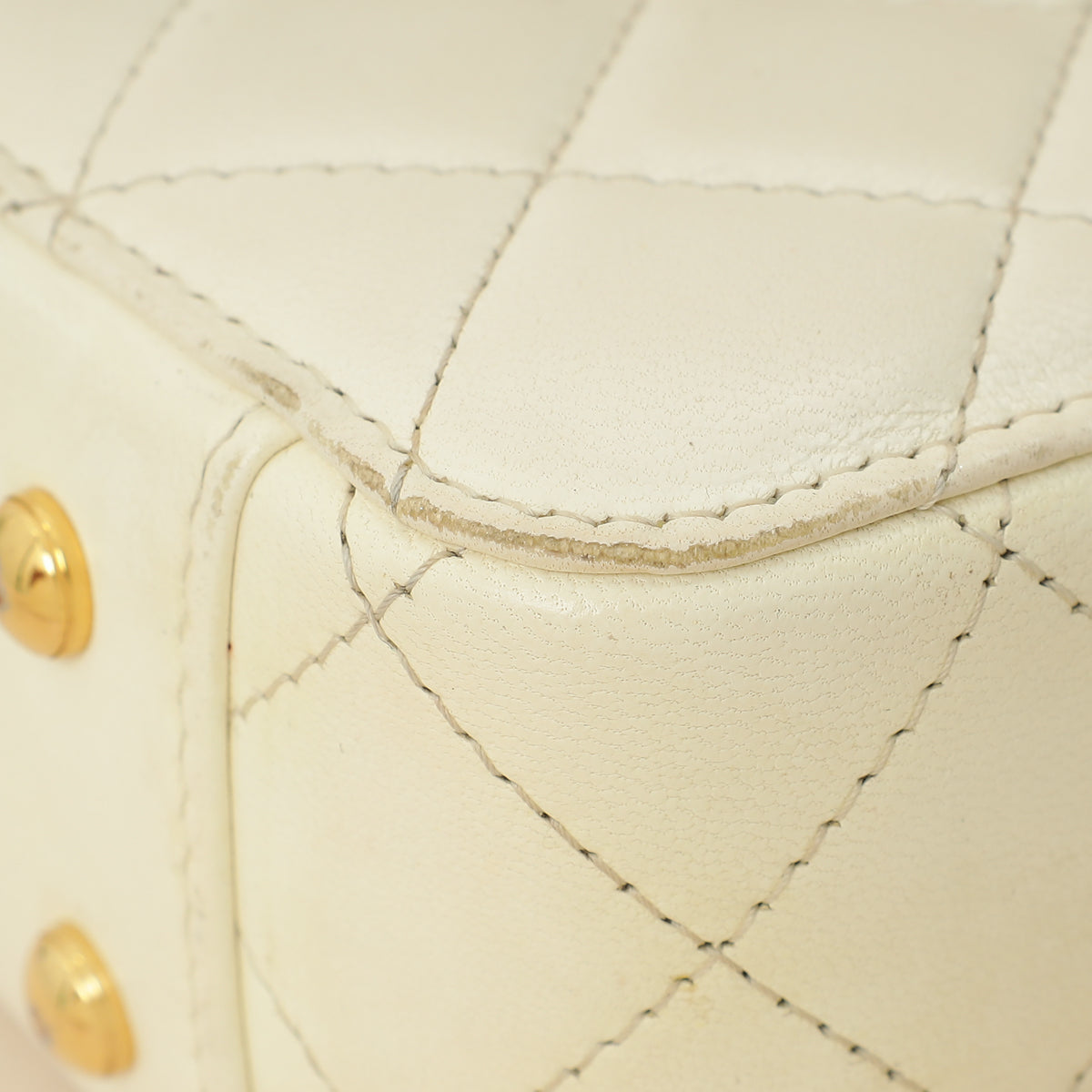 Chanel White Mini Chic Riviera Top Handle Vanity Case-Chanel-THE CLOSET