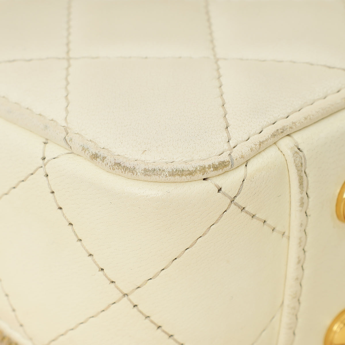 Chanel White Mini Chic Riviera Top Handle Vanity Case-Chanel-THE CLOSET