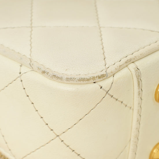 Chanel White Mini Chic Riviera Top Handle Vanity Case-Chanel-THE CLOSET