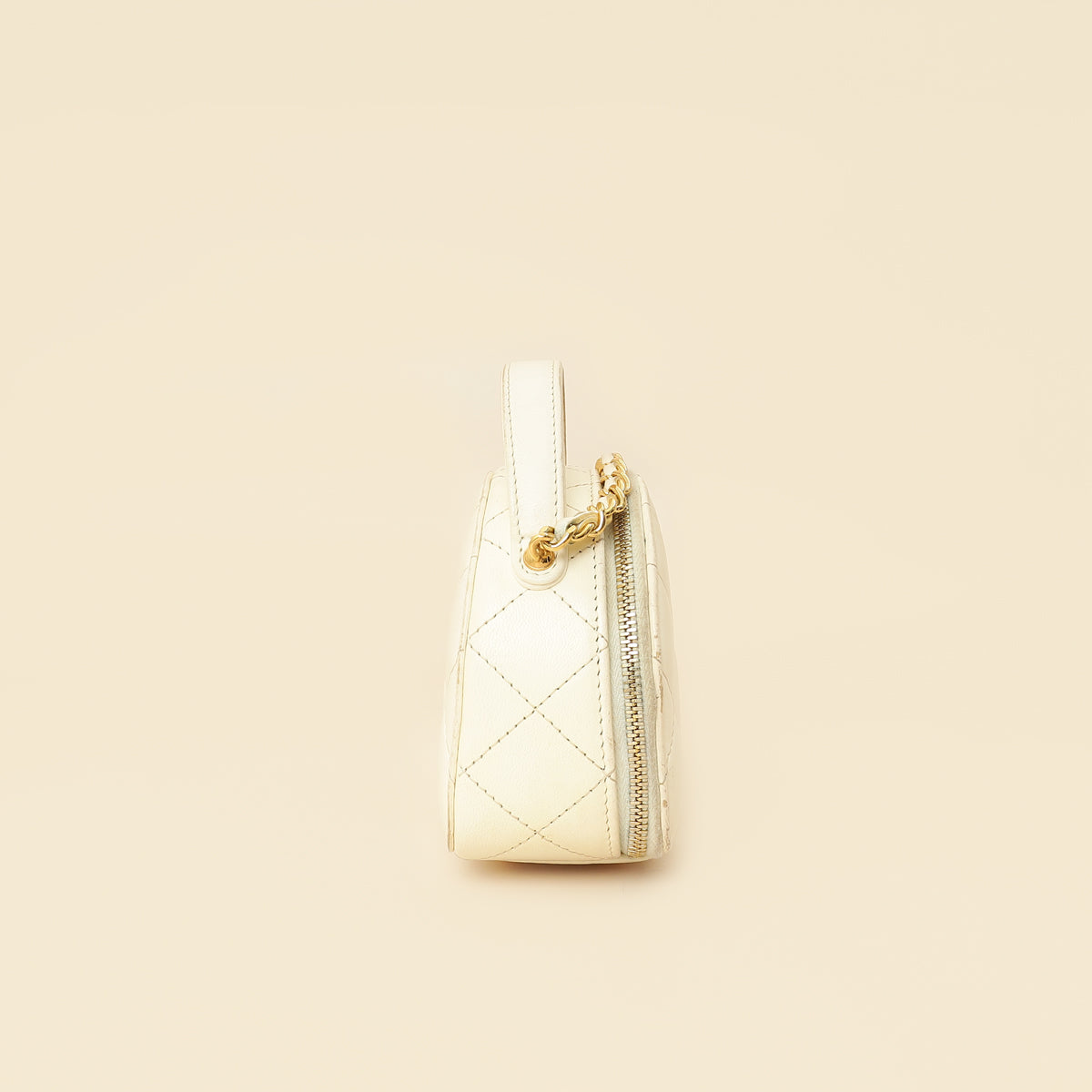 Chanel White Mini Chic Riviera Top Handle Vanity Case-Chanel-THE CLOSET