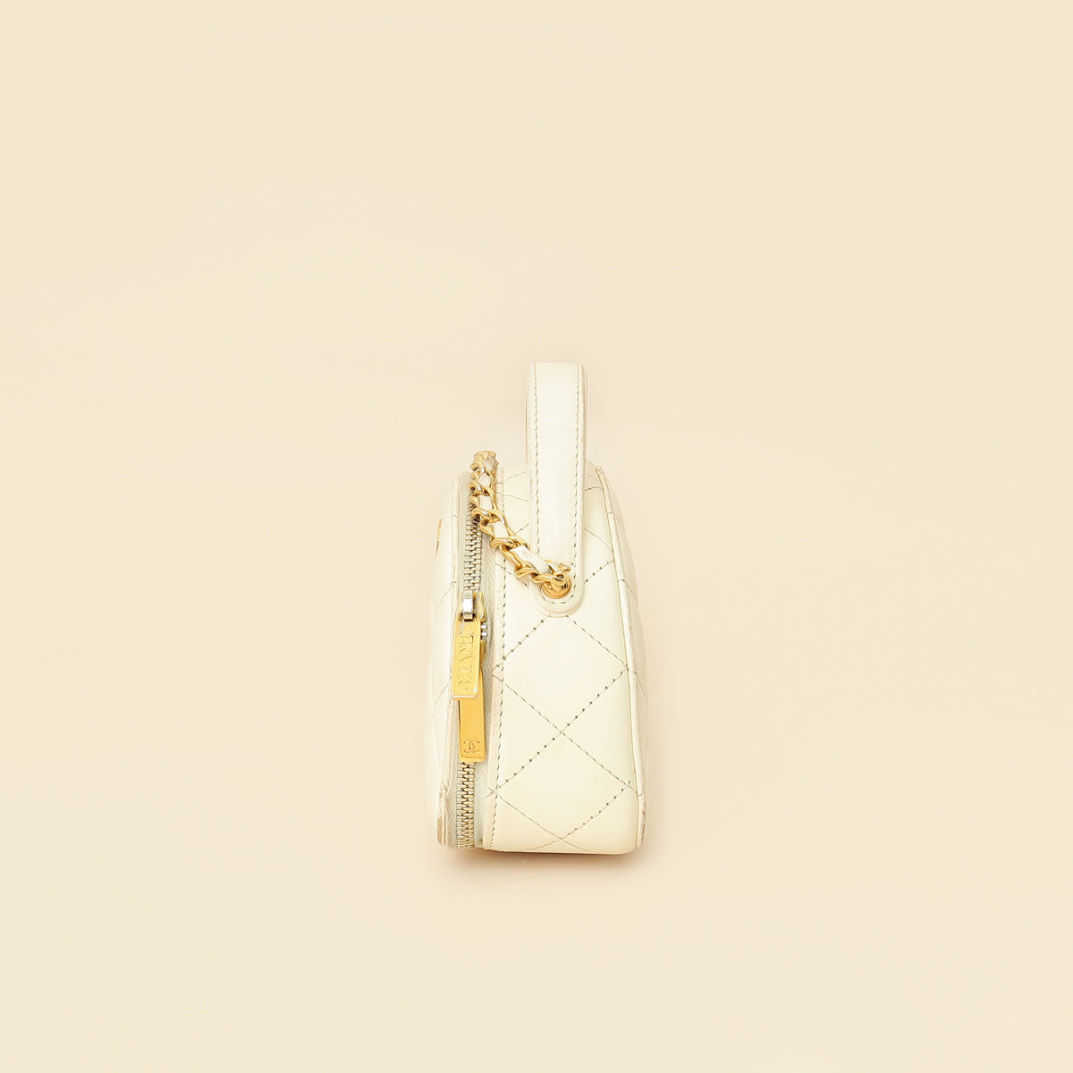 Chanel White Mini Chic Riviera Top Handle Vanity Case-Chanel-THE CLOSET