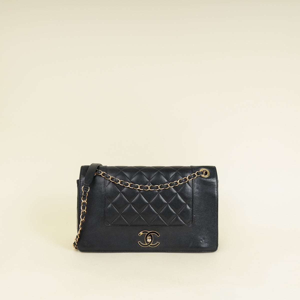 Chanel Black Mademoiselle Vintage Flap Bag-Chanel-THE CLOSET