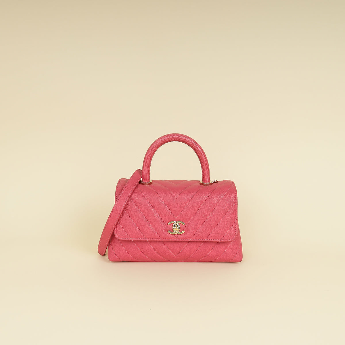 Chanel Pink Coco Handle Small Bag-Chanel-THE CLOSET