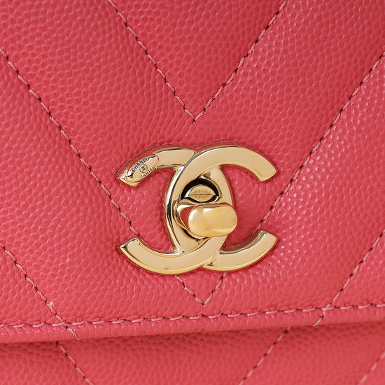 Chanel Pink Coco Handle Small Bag-Chanel-THE CLOSET