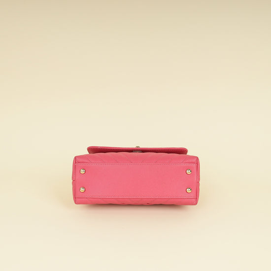 Chanel Pink Coco Handle Small Bag-Chanel-THE CLOSET