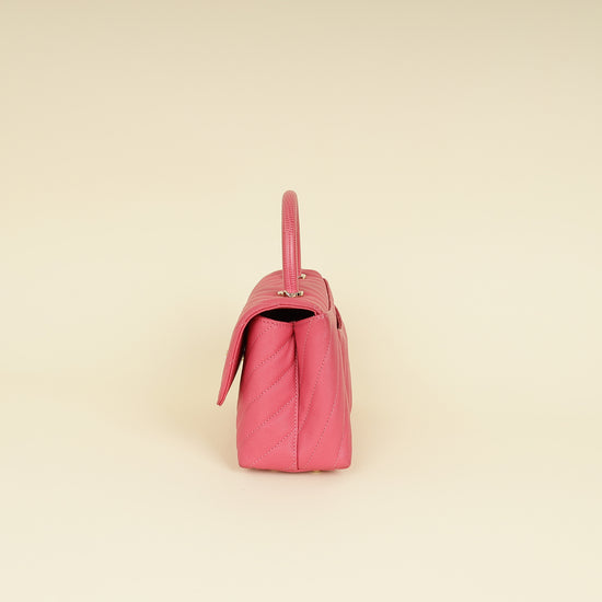 Chanel Pink Coco Handle Small Bag-Chanel-THE CLOSET