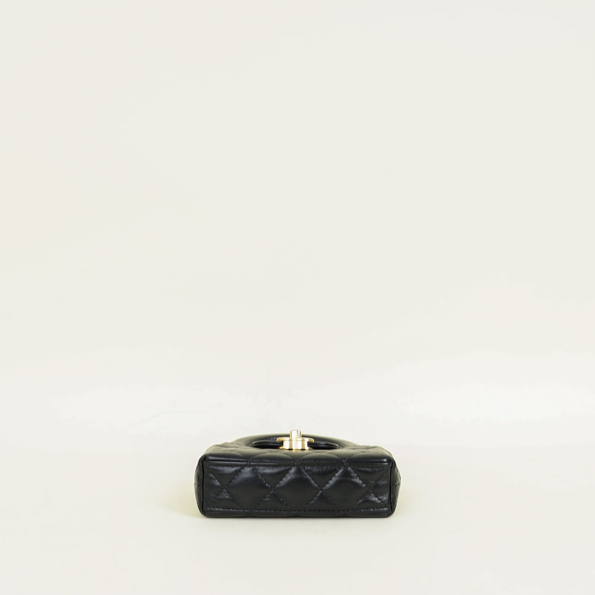 Chanel Black CC Micro Kelly Bag