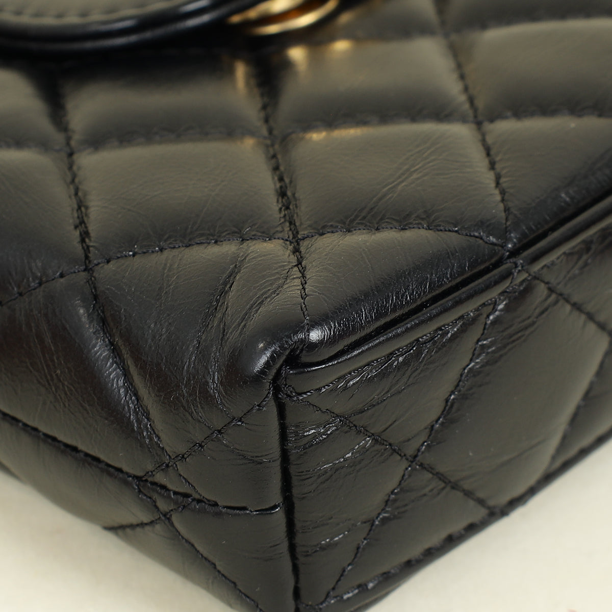 Chanel Black CC Micro Kelly Bag