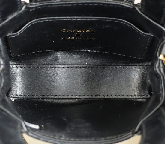 Chanel Black CC Micro Kelly Bag