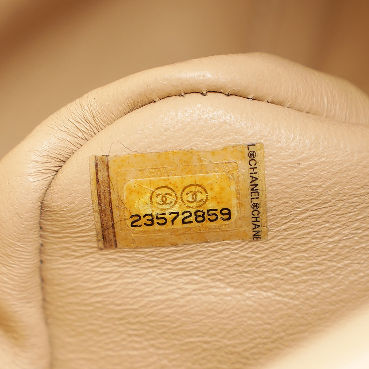 Chanel Beige Classic Double Flap Jumbo Bag