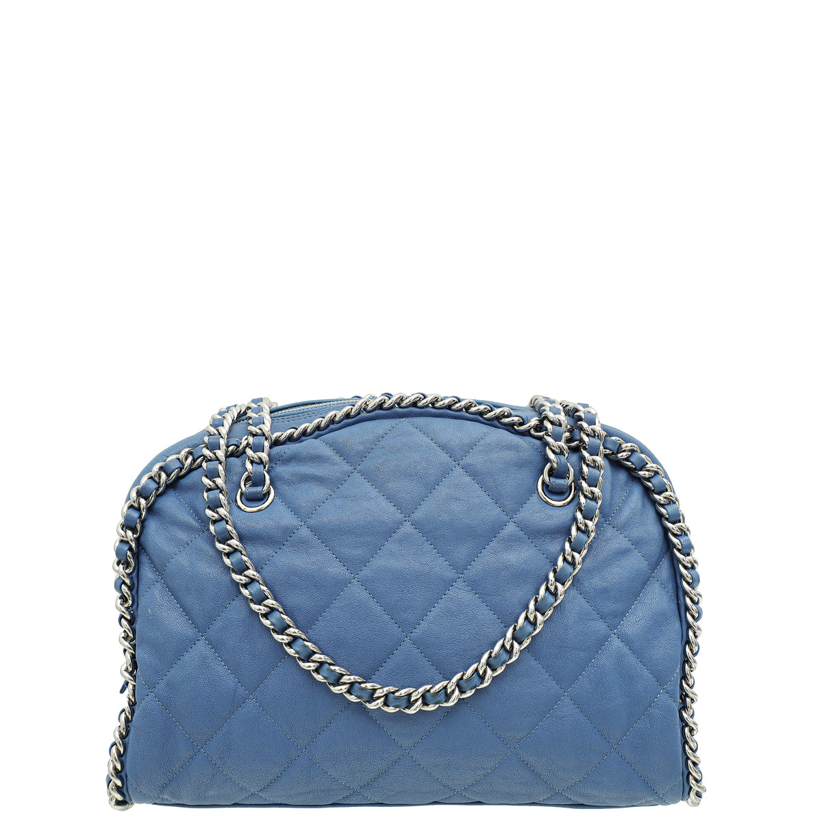 Chanel Blue Chain Around Bowler Bag-Chanel-THE CLOSET