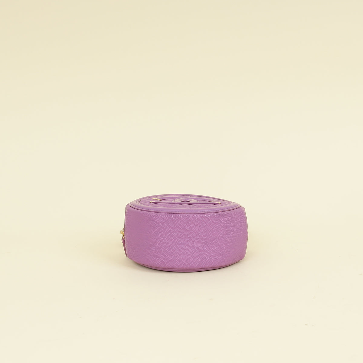 Chanel Purple Round CC Filigree Crossbody Bag