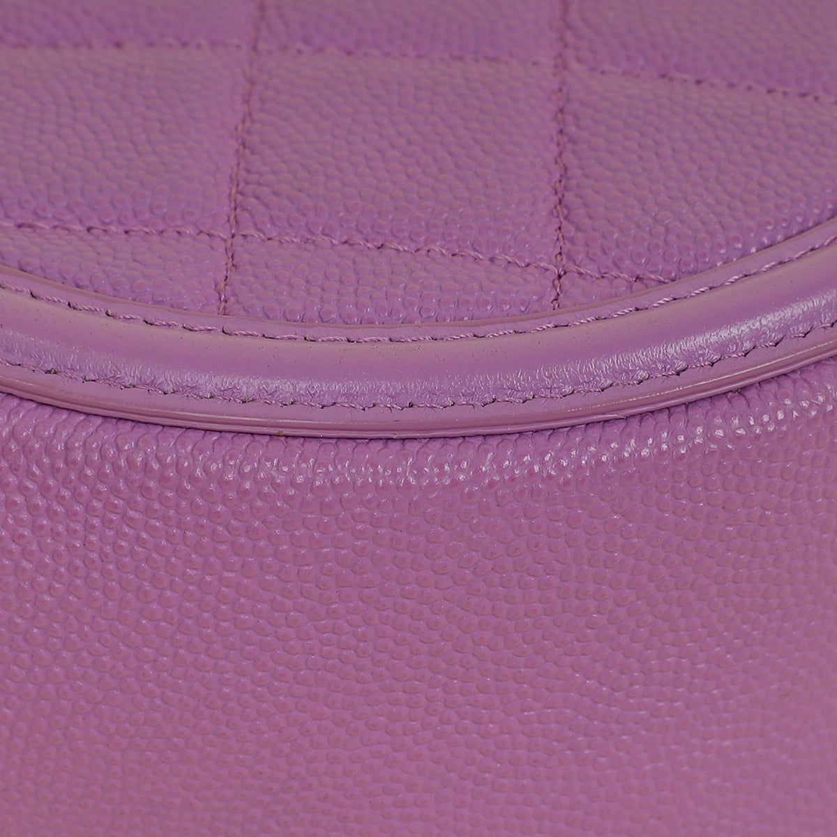 Chanel Purple Round CC Filigree Crossbody Bag