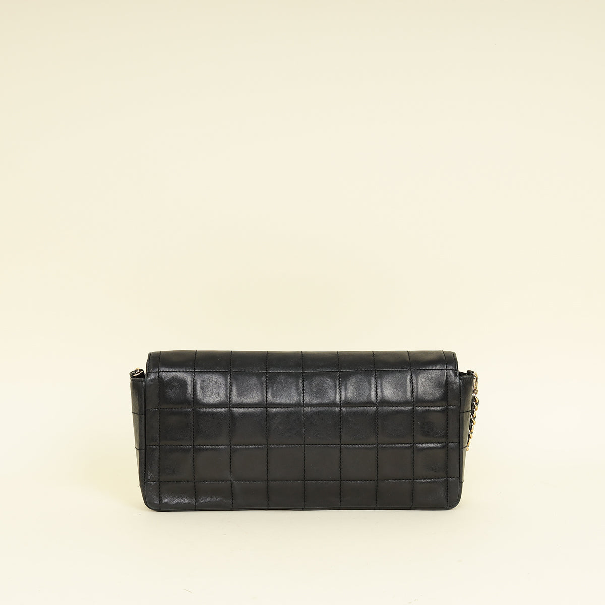 Chanel Black CC Chocolate Bar East West Bag