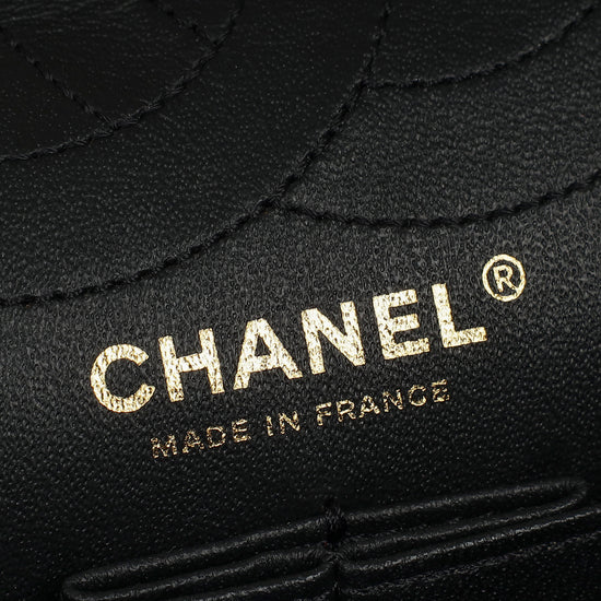 Chanel Multicolor 2.255 Reissue Tweed Double Flap 226 Bag