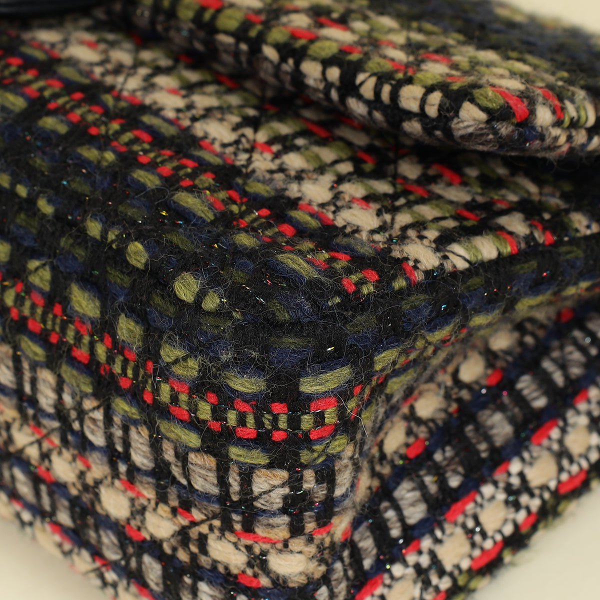 Chanel Multicolor 2.255 Reissue Tweed Double Flap 226 Bag